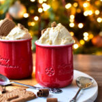 Selbstgemachtes Apfelmus-Zimt-Eis aus dem Ninja Creami als Weihnachtseis