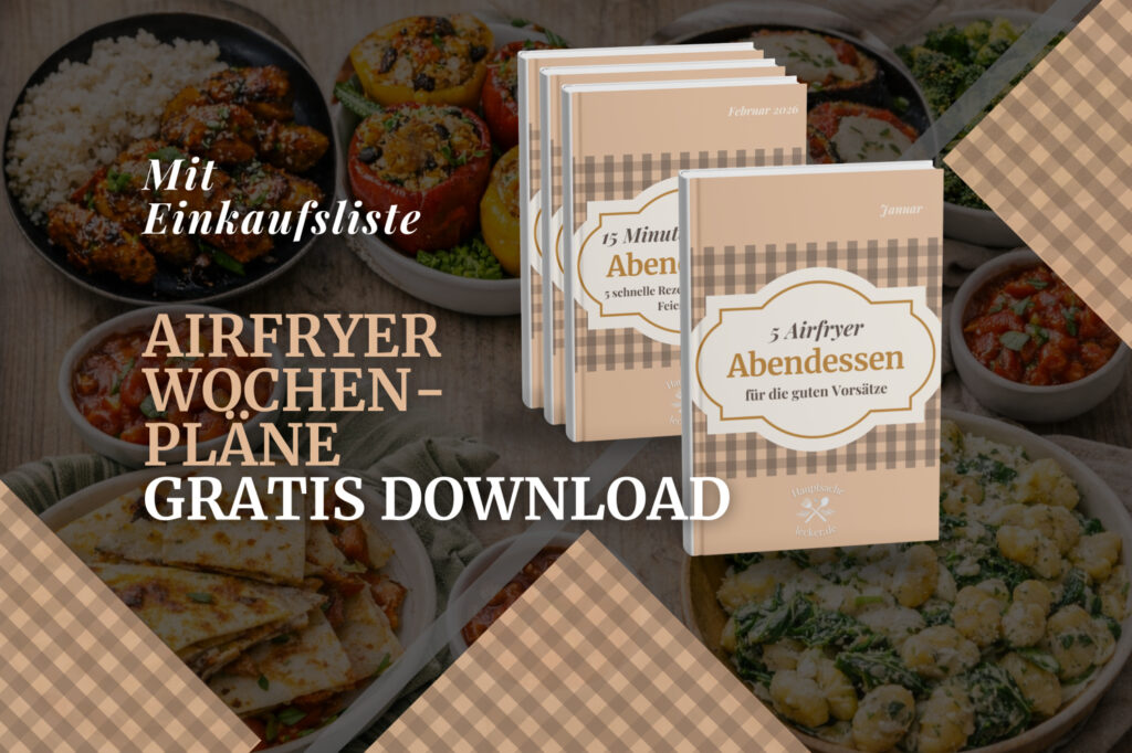 Airfryer Wochenplan zum kostenlos Download Titelbild