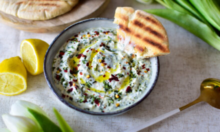 Bärlauch Dip Rezept mit Whipped Feta