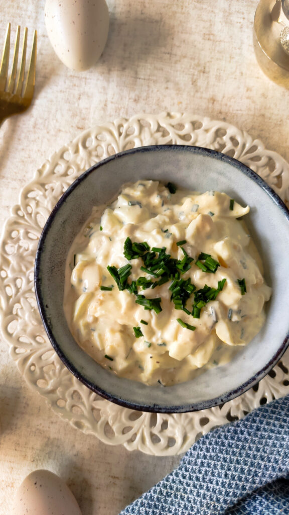 Einfaches Rezept Eiersalat