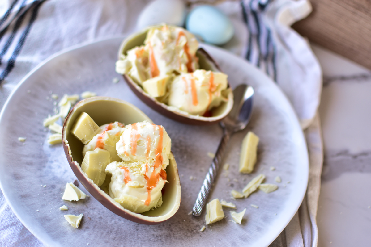 Ninja Creami Deluxe * Weiße Schokolade Eis