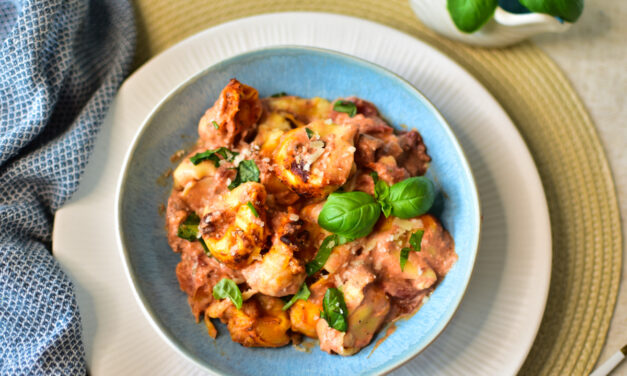 Einfaches Abendessen Airfryer: Cremige One-Pot Tortellini
