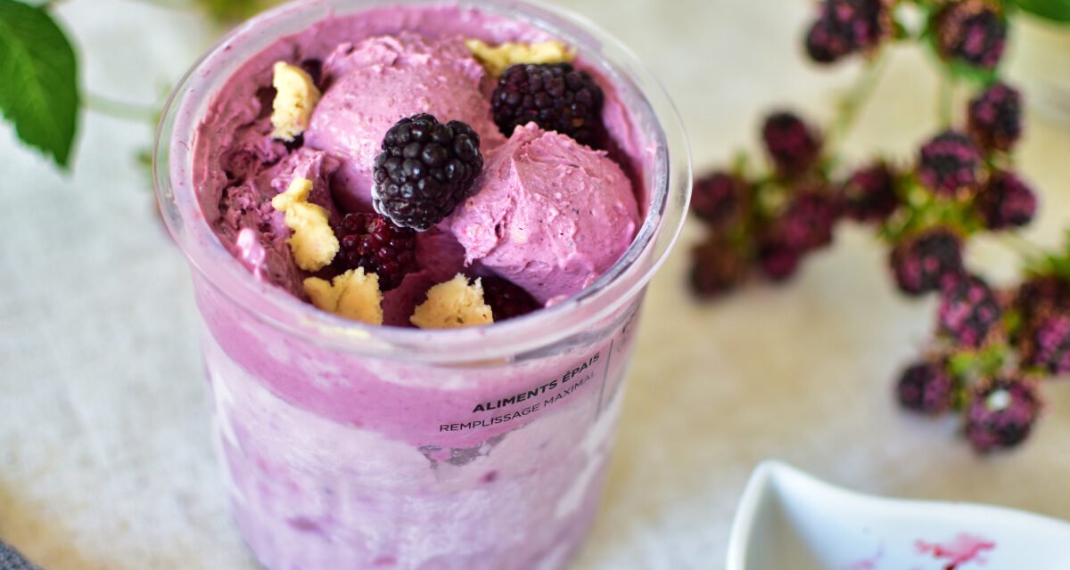 Ninja Creami (Deluxe)* Brombeereis mit Cookie Dough: