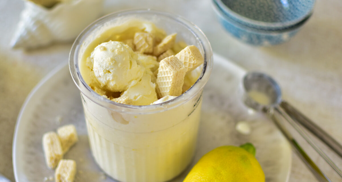 Ninja Creami * zuckerfrei: Erfrischender Zitronen Frozen Joghurt ohne Reue!