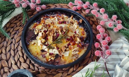 Camembert im Airfryer – cremig mit Preiselbeeren & Walnüssen